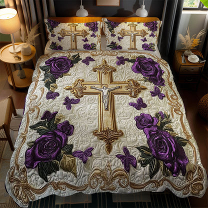 Blessed Cross WN1202061CL Quilted Bedding Set