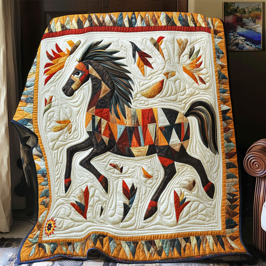 Horse Native America YR2712042CL Quilt Blanket