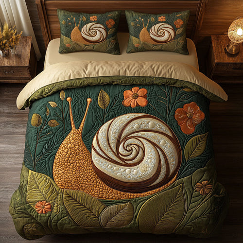 Anemone Snail WJ1902023CL Quilted Bedding Set