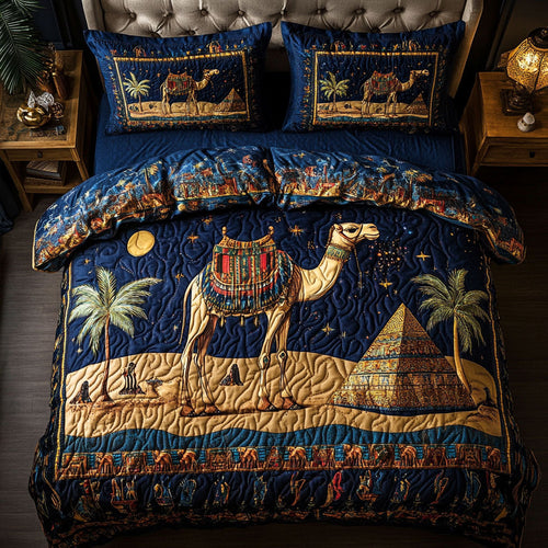 Egyptian Camel WX0703018CL Quilted Bedding Set