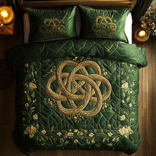 Enchanted Knotwork WX0603031CL Quilted Bedding Set