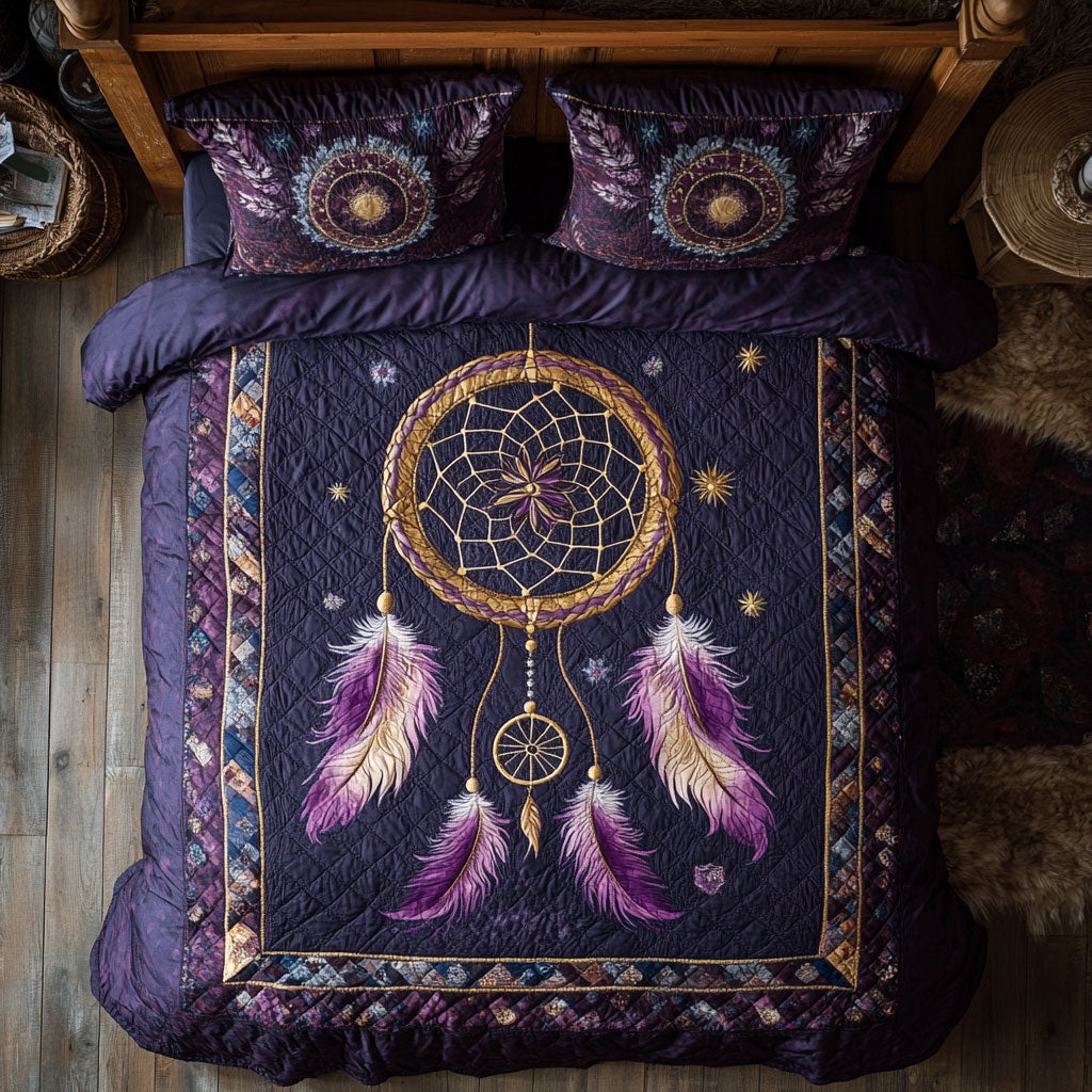 Ethereal Dreamcatcher WX0603033CL Quilted Bedding Set