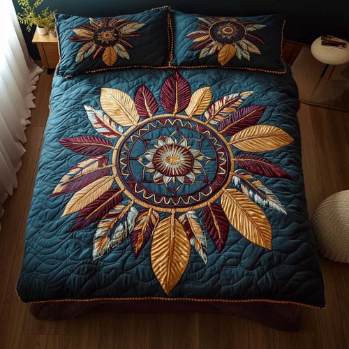 Feather Dreamcatcher WN1702017CL Quilted Bedding Set