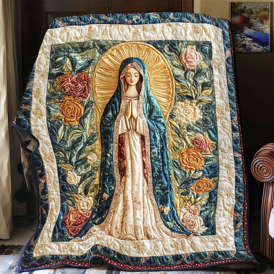 Blessed Mother WX1701019CL Quilt Blanket