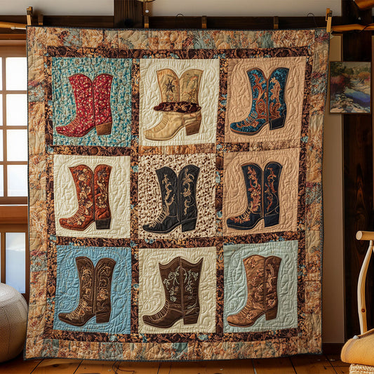 Cowboy Boots WY1502019CL Quilt Blanket