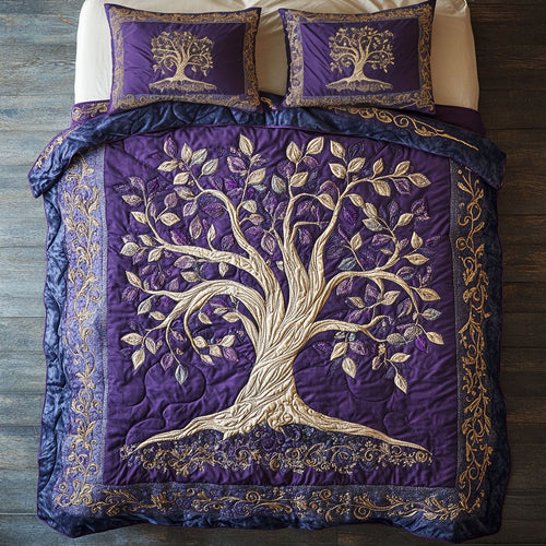 Mystic Tree Of Life WY1202052CL Quilted Bedding Set