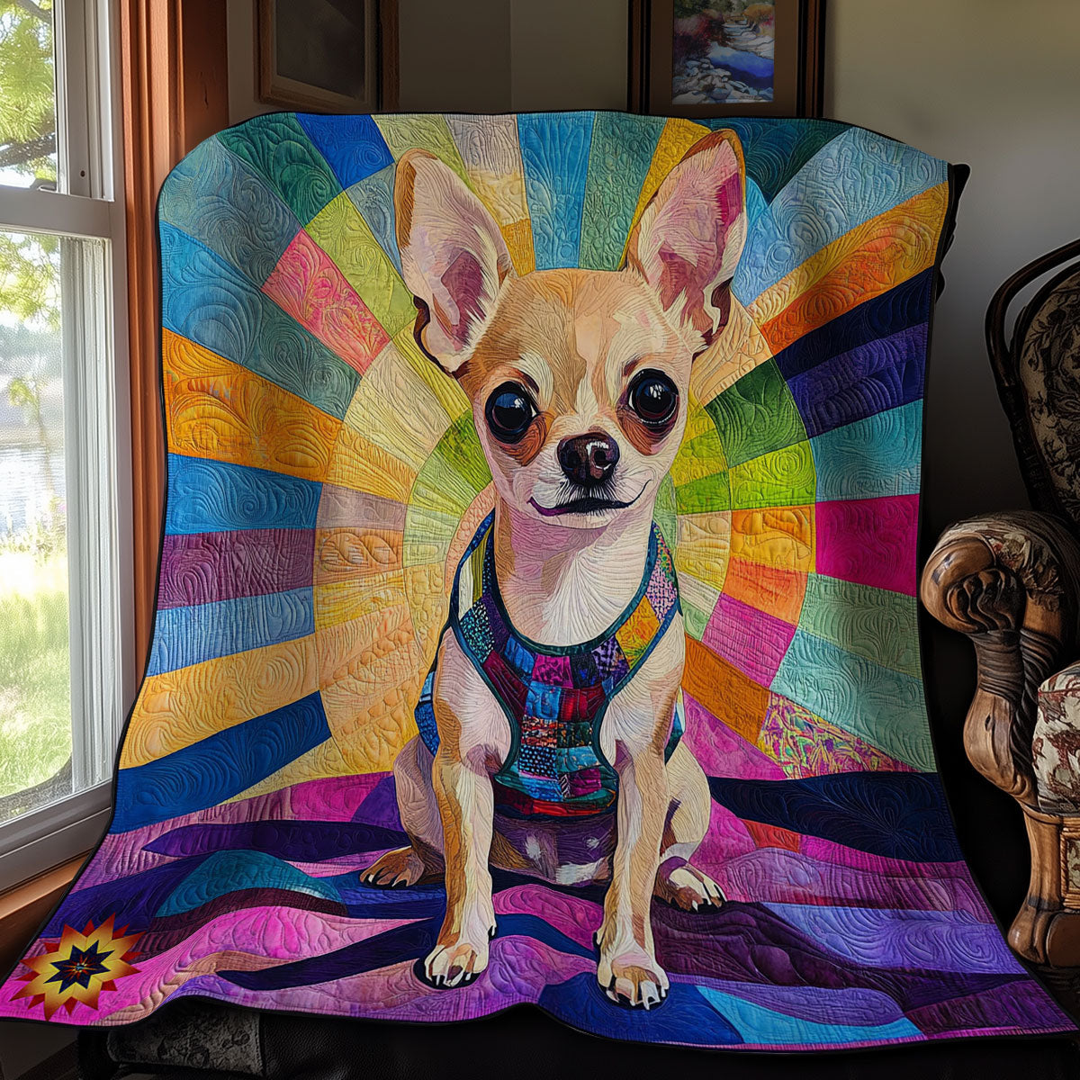 Chihuahua WY2511023CL Quilt Blanket
