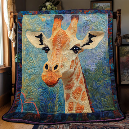 Adorable Giraffe WX0303055CL Quilt Blanket