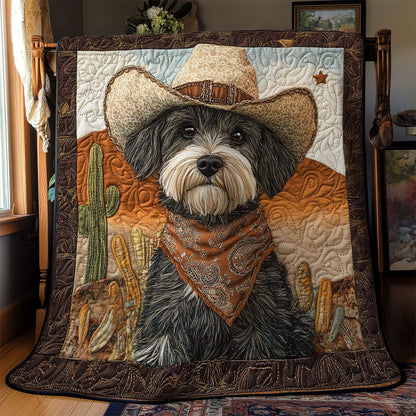 Desert Schnauzer WN0901004CL Quilt Blanket