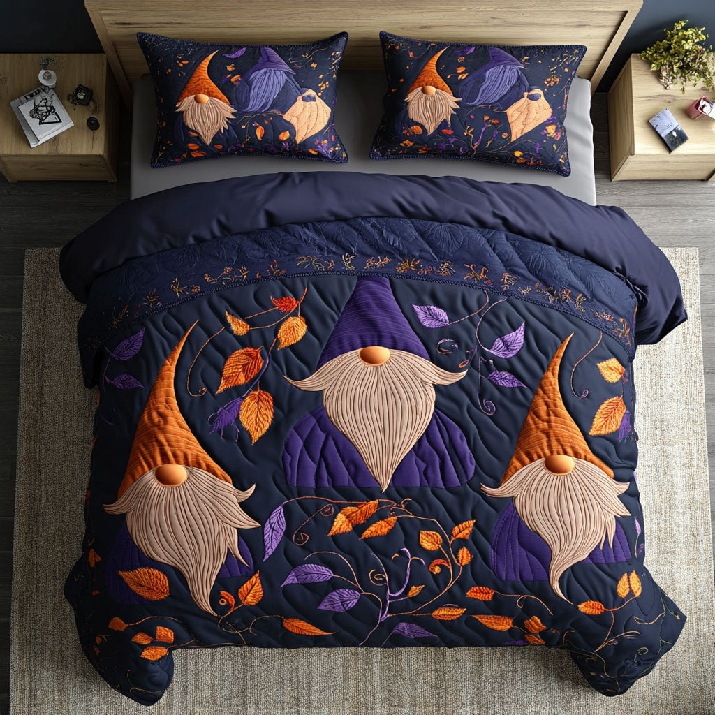 Three Gnome WY1402067CL Quilted Bedding Set