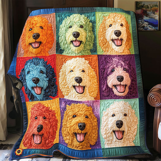 Poodle YR2512007CL Quilt Blanket