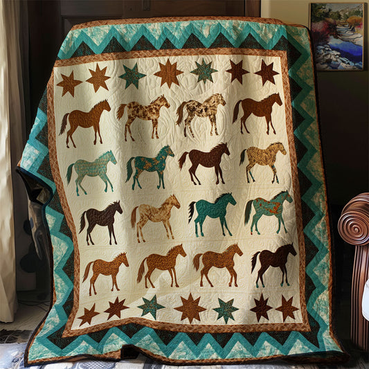 Native Horse WJ0502016CL Quilt Blanket
