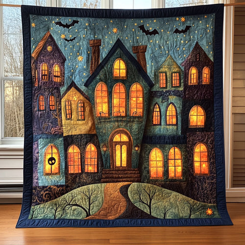 Midnight Village CW0609042CL Quilt Blanket