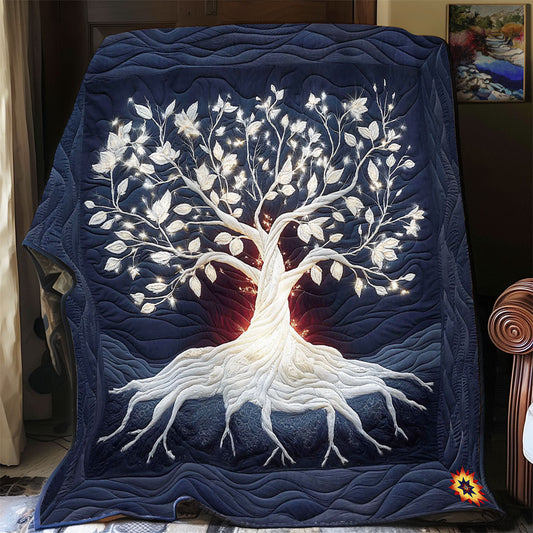 Snow Tree Of Life WY1912057CL Quilt Blanket