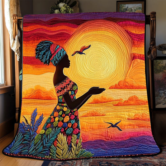 Africa Woman WX0502001CL Quilt Blanket