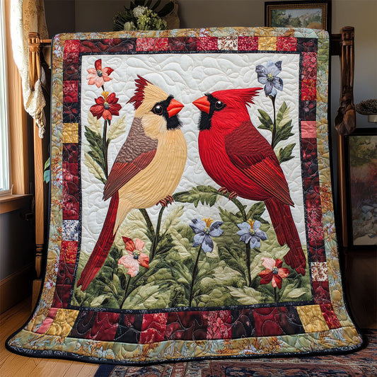 Cardinal Symphony WJ2712009CL Quilt Blanket