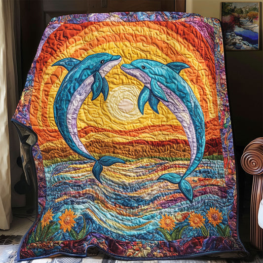 Dolphin WX1601029CL Quilt Blanket
