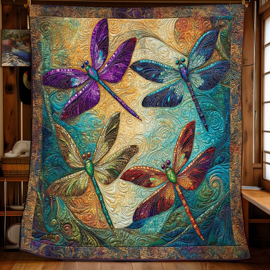 Dragonfly Collection WY2702056CL Quilt Blanket