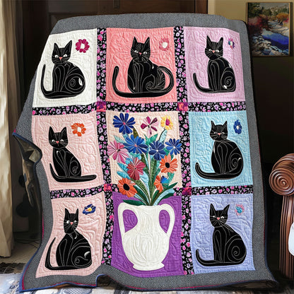 Black Cat WY2312008CL Quilt Blanket