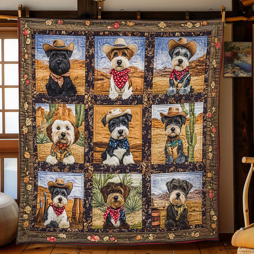Schnauzer's West WN0901010CL Quilt Blanket