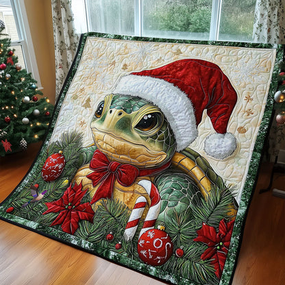 Christmas Turtle WY2511001CL Quilt Blanket