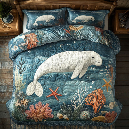 Manatee Life WY2301019CL Duvet Cover Set
