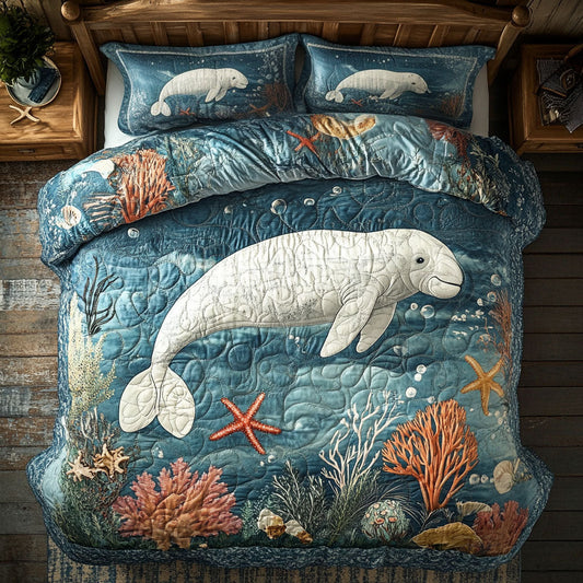 Manatee Life WY2301019CL Duvet Cover Set