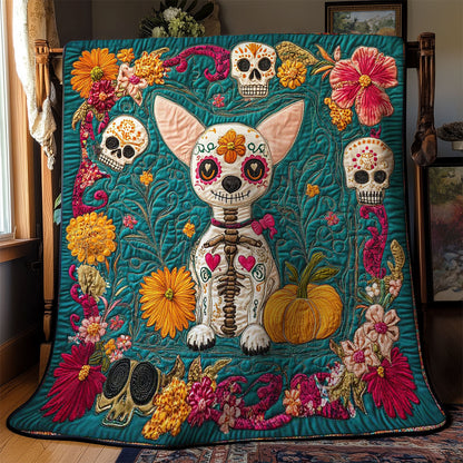 Day Of The Chihuahua WN2201017CL Quilt Blanket