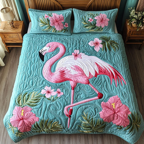 Flamingo WX0703025CL Quilted Bedding Set
