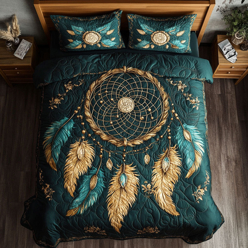 Forest Dreamcatcher WX0603036CL Quilted Bedding Set