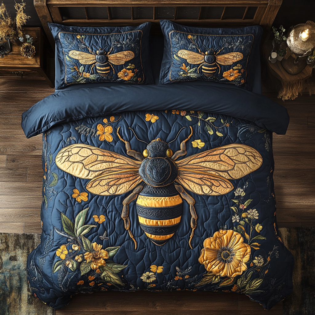 Garden Bee XR2102003CL Quilted Bedding Set
