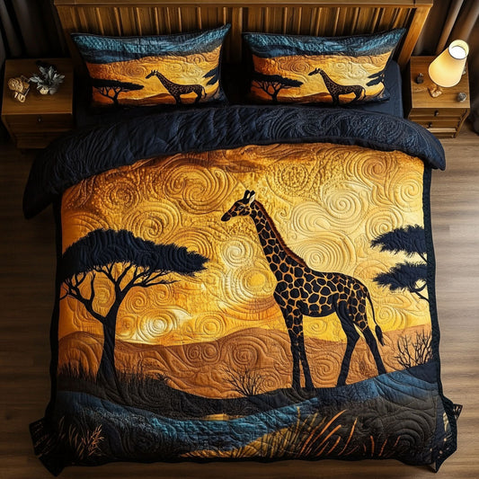 Giraffe WX0603040CL Quilted Bedding Set