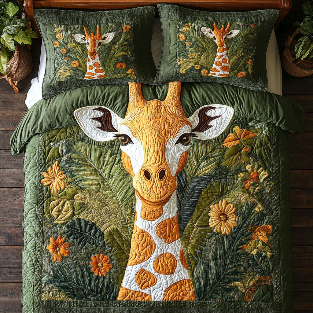 Giraffe WX2802138CL Quilted Bedding Set