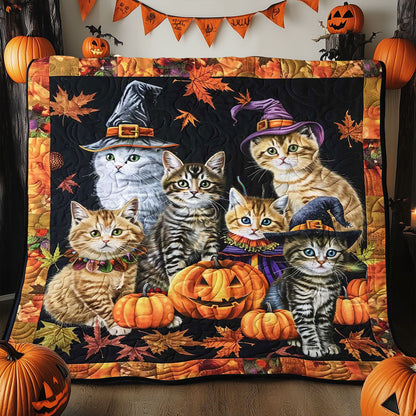 Halloween Cat WJ0609010CL Quilt Blanket