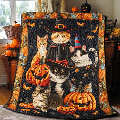 Halloween Cat WJ2608014CL Quilt Blanket