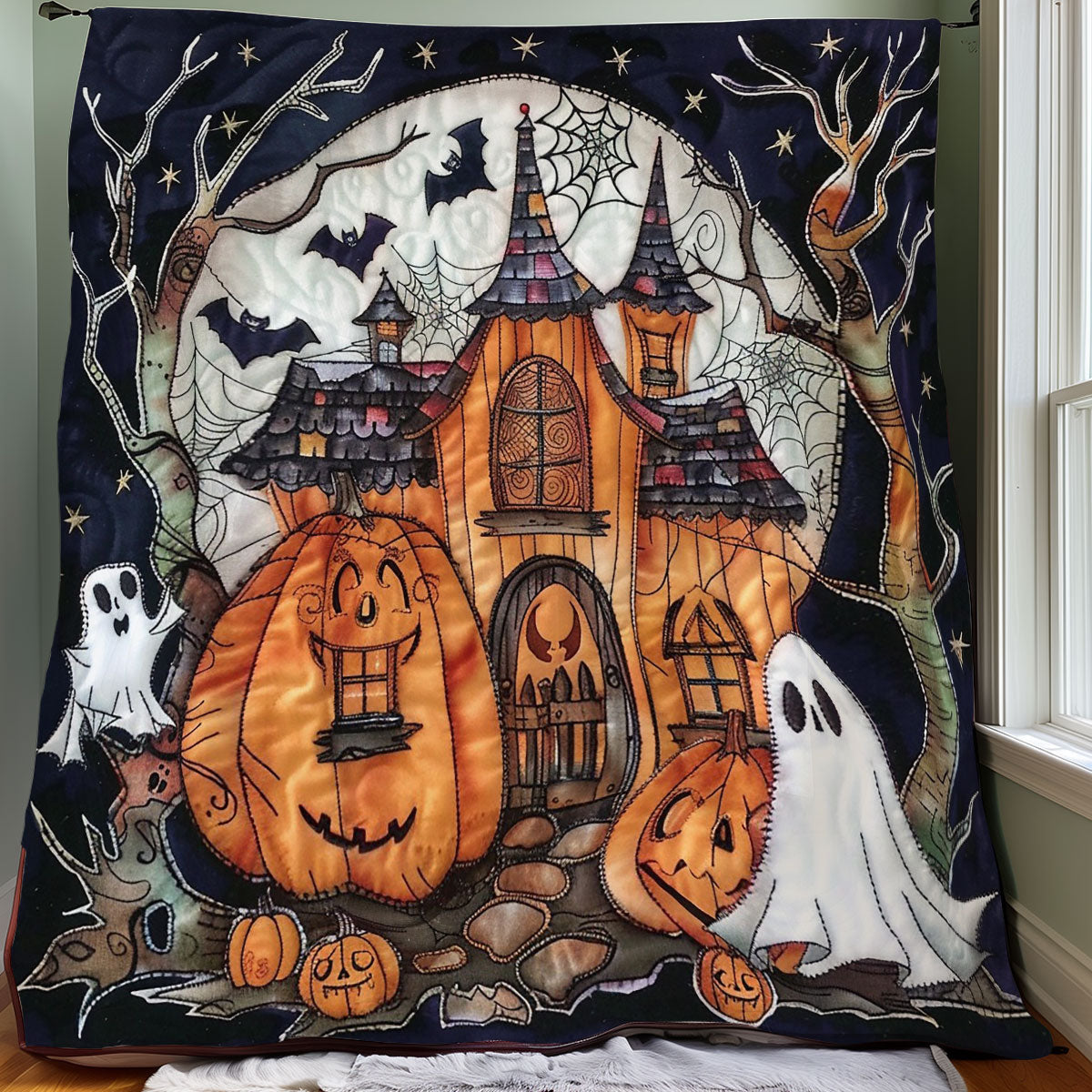 Haunted House WO1508031CL Quilt Blanket