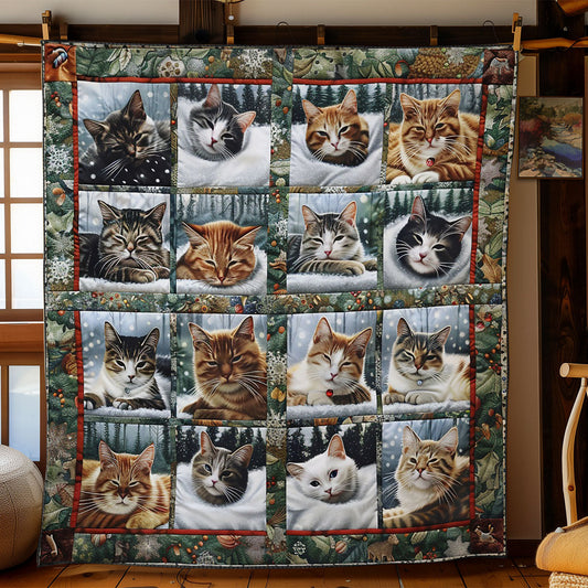The Cozy Cat Corner WO1508019CL Quilt Blanket