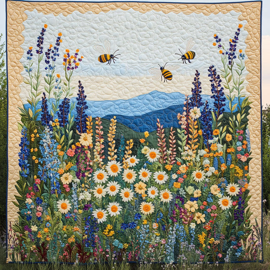 Honeybee Spring Forest WU1203026CL Quilt Blanket