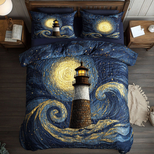 Lighthouse WX0403023CL Quilted Bedding Set