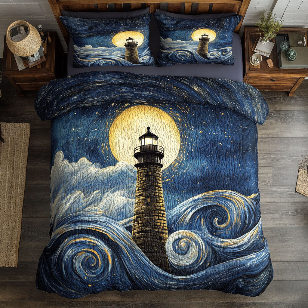 Lighthouse WX0403025CL Quilted Bedding Set