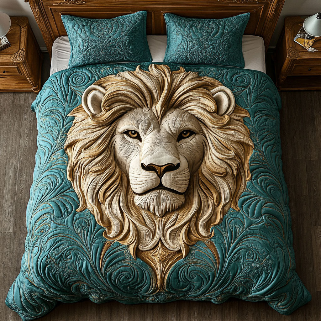 Lionheart Elegance WX0603052CL Quilted Bedding Set