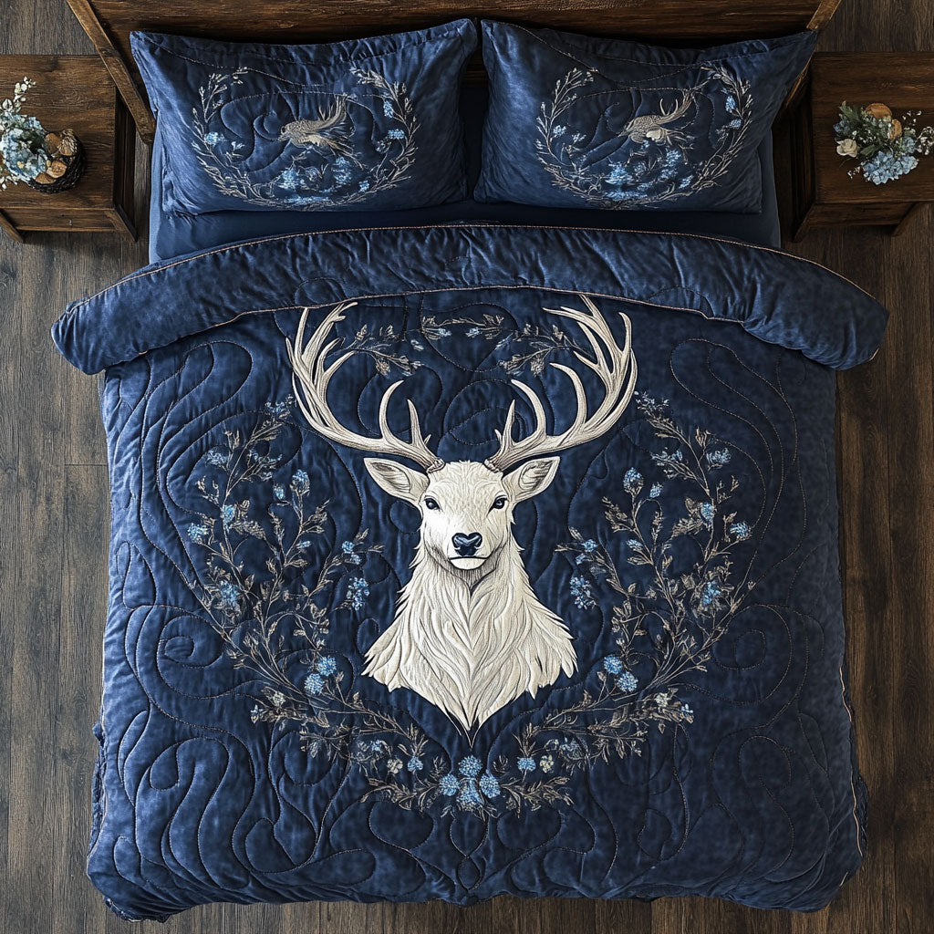 Majestic Deer WX0303030CL Quilted Bedding Set