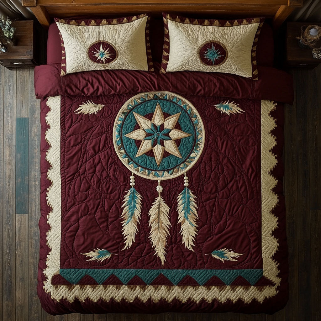 Majestic Dreamcatcher WX0603053CL Quilted Bedding Set