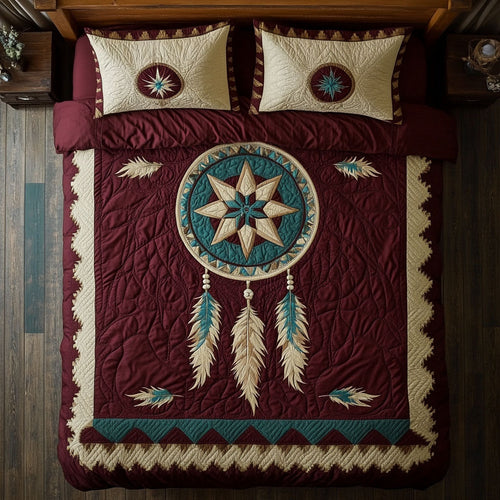 Majestic Dreamcatcher WX0603053CL Quilted Bedding Set
