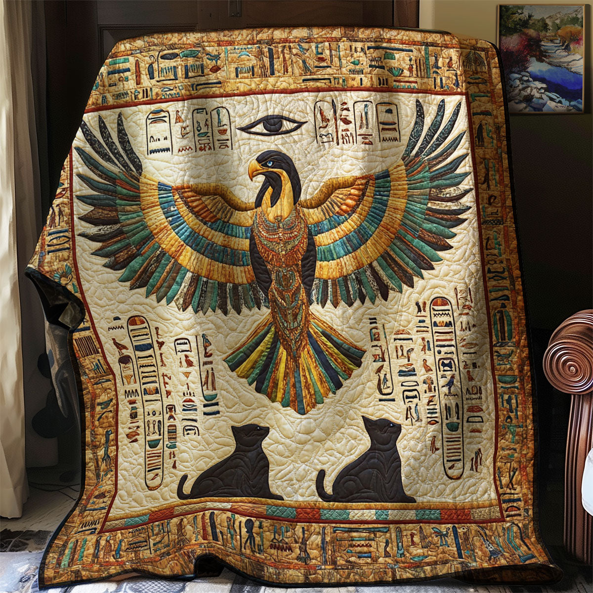 Ancient Egyptian Mythology WJ2003003CL Quilt Blanket