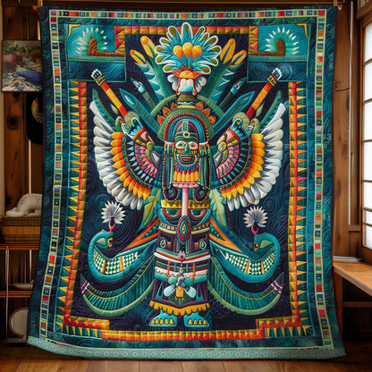 Aztec Divine Guardian WN1709059CL Quilt Blanket