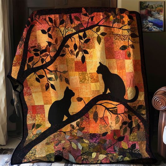 Black Cat WJ0703008CL Quilt Blanket