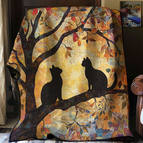 Black Cat WJ0803009CL Quilt Blanket