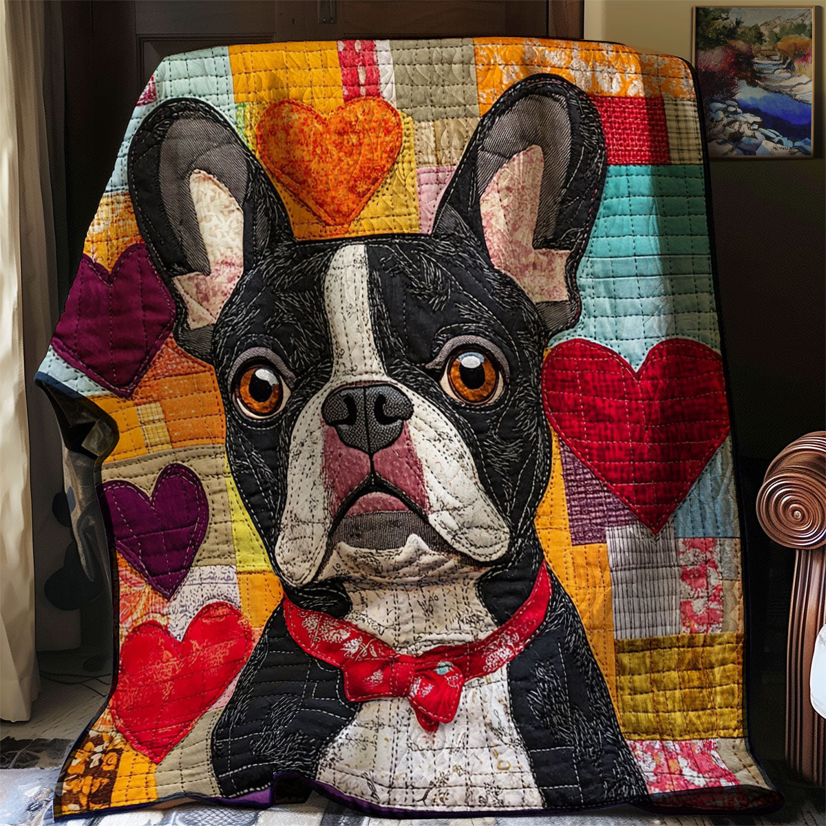 Bowtie Buddy WJ0703009CL Quilt Blanket