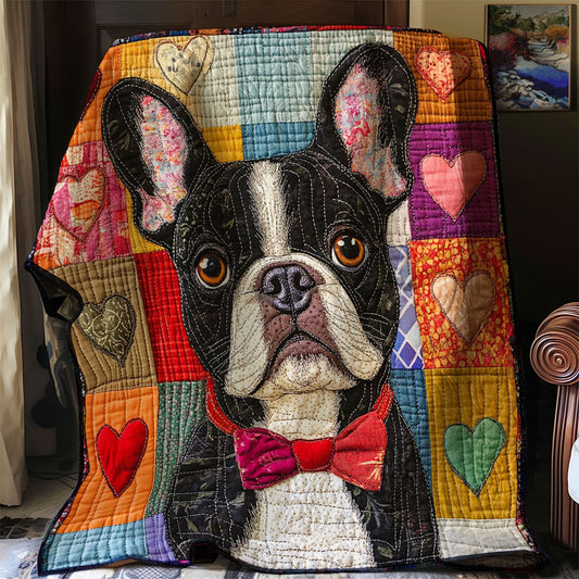 Bowtie Buddy WJ0803011CL Quilt Blanket